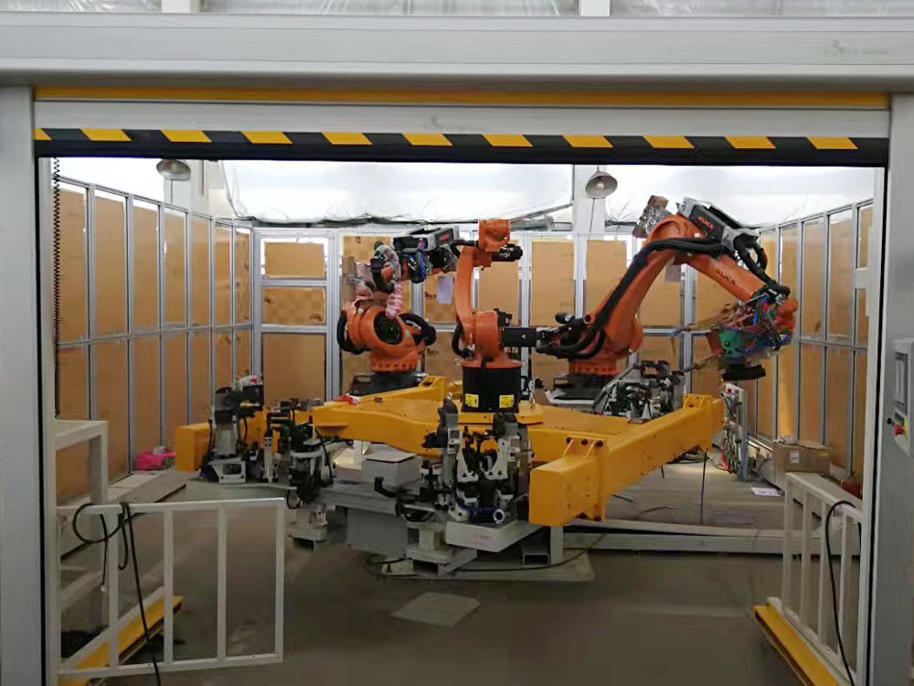 Production line project factory commissioning (including spot welding, arc welding, gluing, handling workstation)